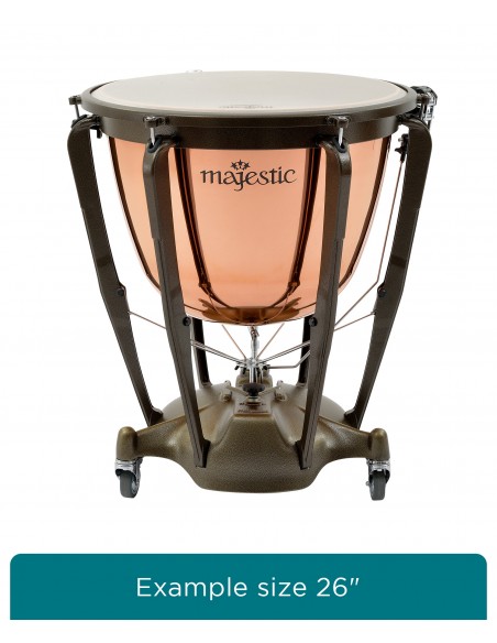 Timbale Symphonic Grand 23" accord fin main - Cuivre poli