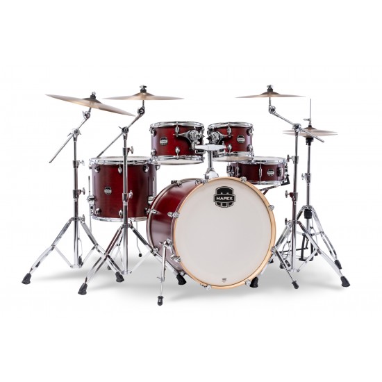 5 fûts Mars Maple Stage 22" - Merlot Satin