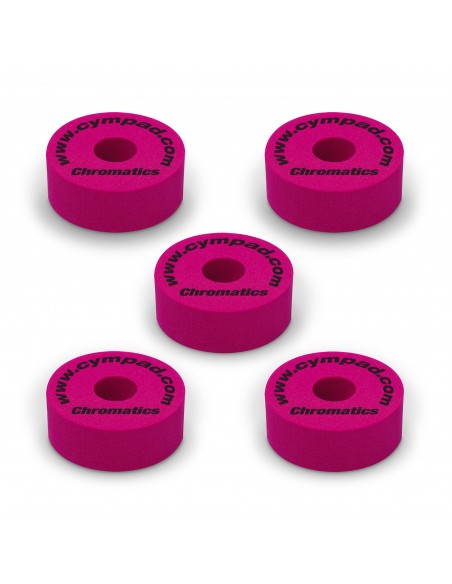 Set of 5 Chromatics dampening pads - Crimson