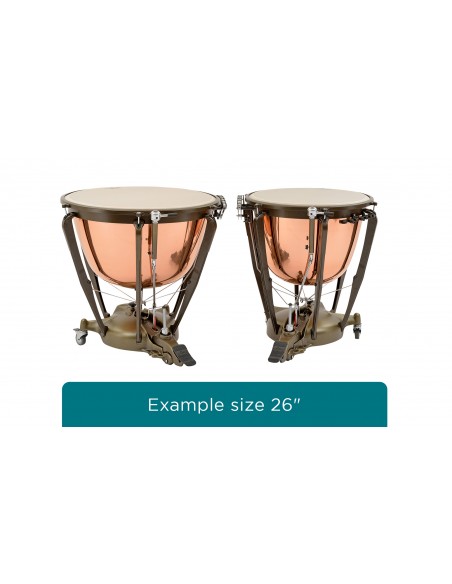 Timbale Symphonic Grand 29" accord fin main - Cuivre poli