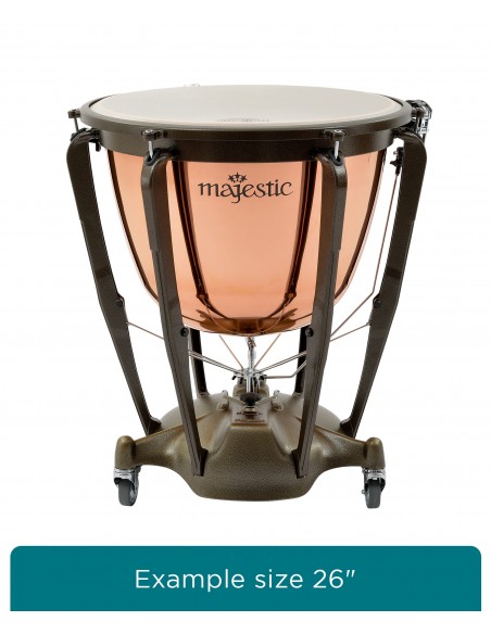 Timbale Symphonic Grand 29" accord fin main - Cuivre poli