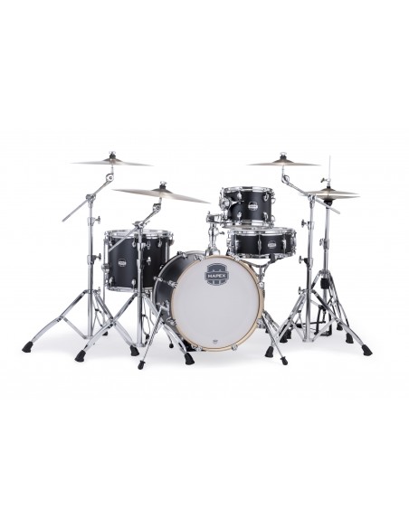 Mars Maple Bebop 4-piece shell pack 18" - Matte Black