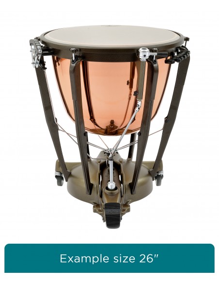 Timbale Symphonic Grand 29" accord fin main - Cuivre poli