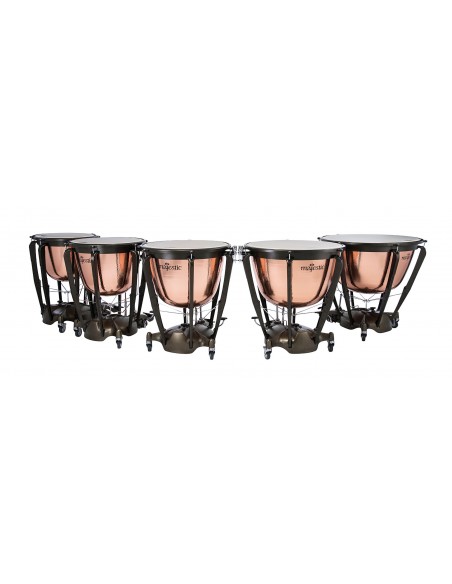 Timbale Symphonic Grand 23" accord fin main et pied - Cuivre martelé
