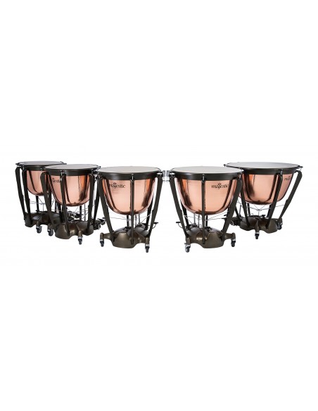 Timbale Symphonic Grand 26" accord fin main et pied - Cuivre martelé