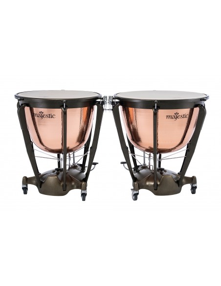 Timbale Symphonic Grand 29" accord fin main et pied - Cuivre martelé