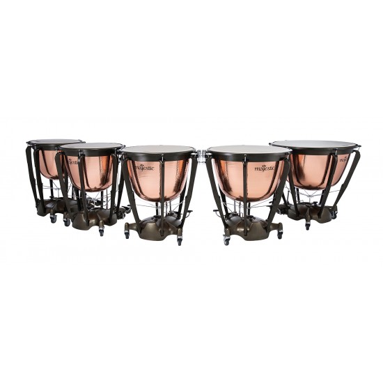Timbale Symphonic Grand 32" accord fin main et pied - Cuivre martelé