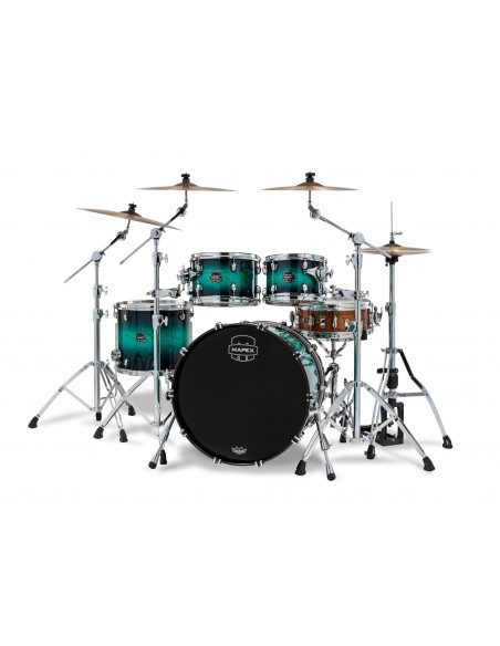 Saturn VI Stage 4-piece shell pack 22" - Marine Teal Burst