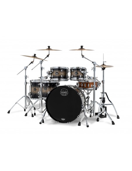 5 fûts Saturn VI StudioEase 22" - Black Ink Burst