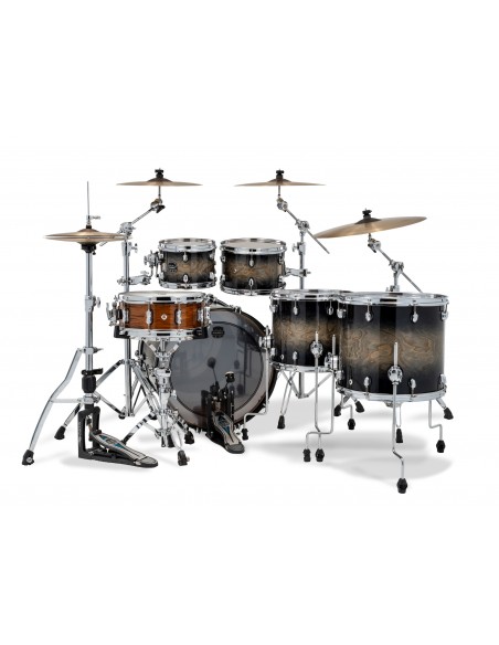5 fûts Saturn VI StudioEase 22" - Black Ink Burst