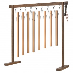 Set de 8 chimes de bain sonore - Bronze