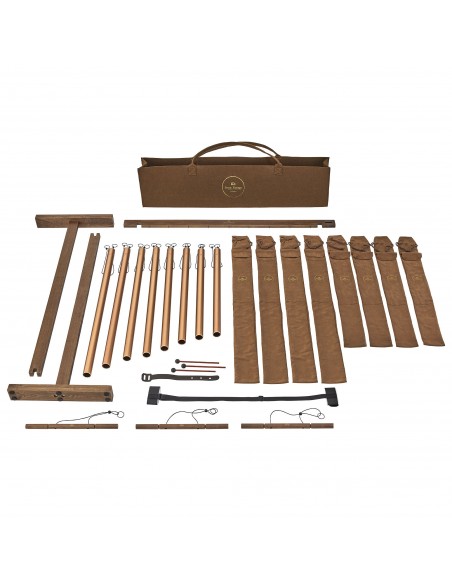 Set de 8 chimes de bain sonore - Bronze