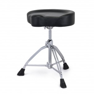 Siège de batteur Pro assise moto en simili cuir