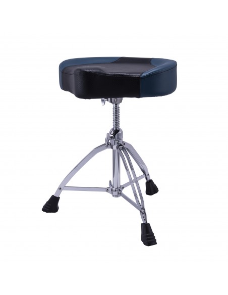 Pro throne with motorcycle-style seat - Blue