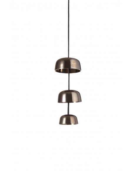 Set de cloches Zen 2,8" / 3,5" / 3,9" - Noir brillant