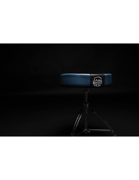 Pro throne with motorcycle-style seat - Blue