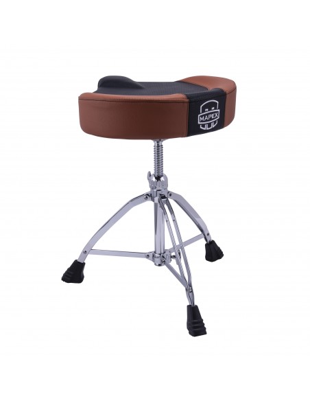 Pro throne with motorcycle-style seat - Brown