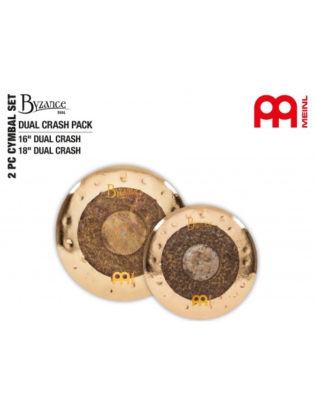 Set de crashes Byzance Dual 16" / 18"