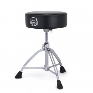 Siège de batteur Pro assise ronde en simili cuir