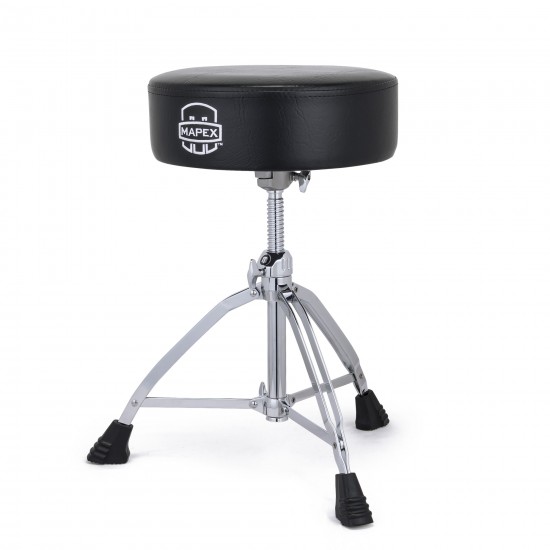 Siège de batteur Pro assise ronde en simili cuir