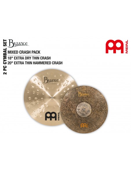 Set de crashes Byzance Mix 18" / 20" - Brut, Traditionnelle