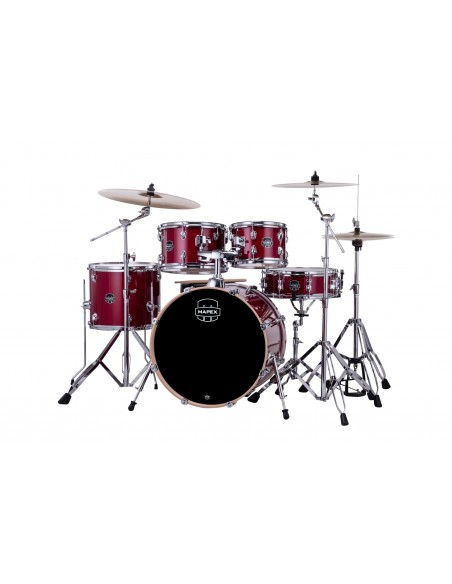 Venus Fusion 5-piece shell pack 20" with hardware - Crimson Red Sparkle