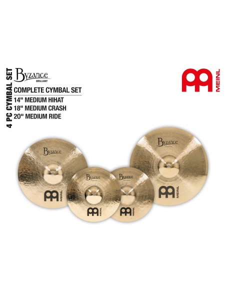 Cymbal set Byzance Brilliant 14" / 18" / 20"
