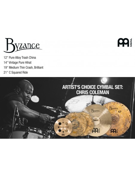 Set de cymbales Byzance Artist's Choice Chris Coleman