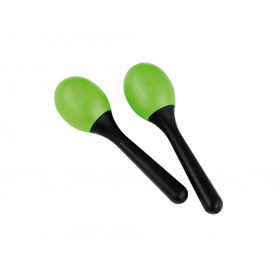 Maracas ovales en plastique - Vert