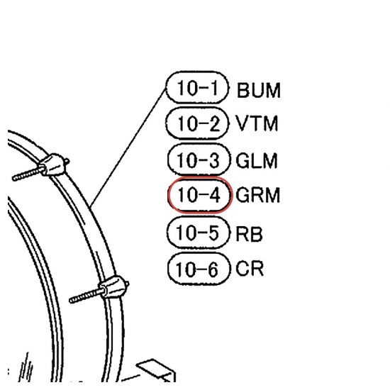 Bass Drum Wood Hoop 18" - Stage Custom Advantage SBD618Y - GRM Finish - YAMAHA U0073793
