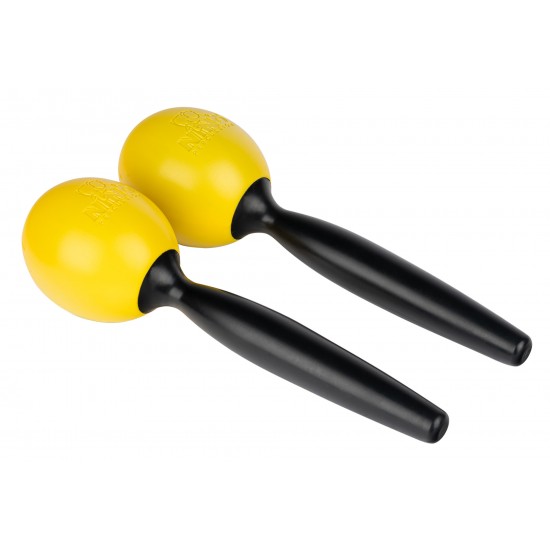 Maracas ronds en ABS Medium - Jaune