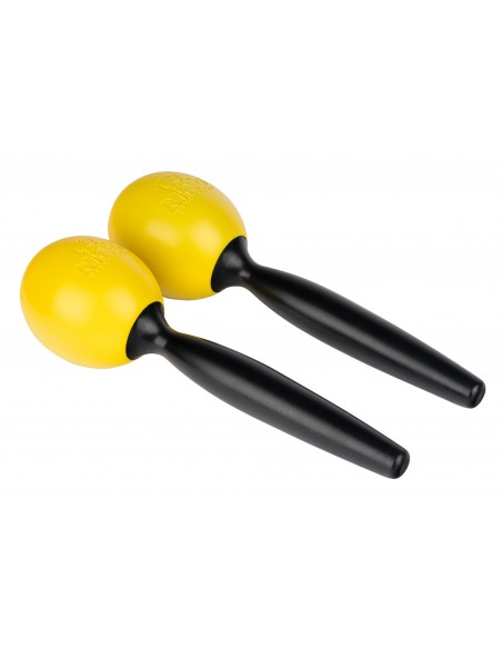 Maracas ronds en ABS Medium - Jaune