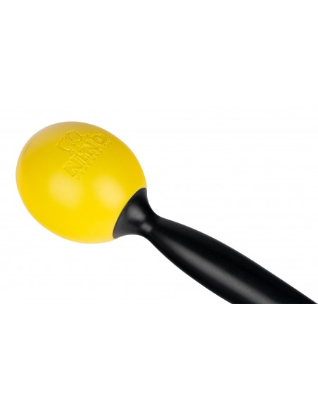 Maracas ronds en ABS Medium - Jaune
