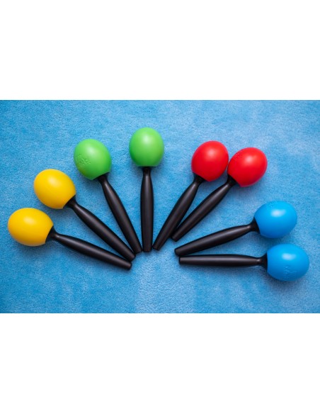 Round ABS maracas Medium - Blue