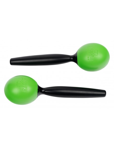 Maracas ronds en ABS Medium - Vert