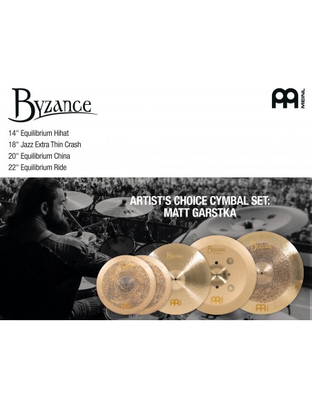 Cymbal set Byzance Artist's Choice Matt Garstka
