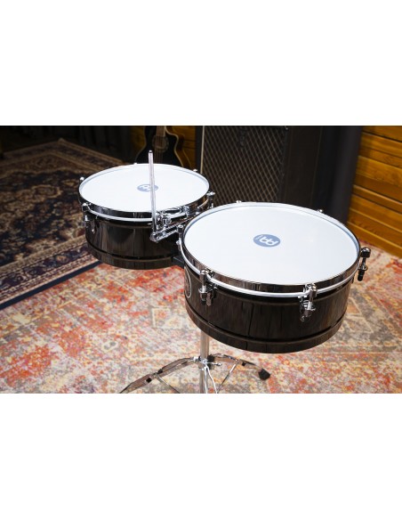 Jeu de timbales Marathon 14" & 15" - Nickel noir