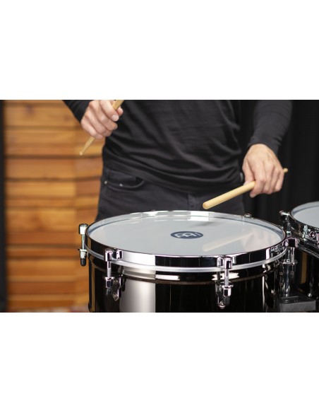 Jeu de timbales Marathon 14" & 15" - Nickel noir