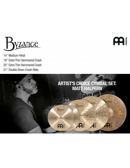 Set de cymbales Byzance Artist's Choice Matt Halpern