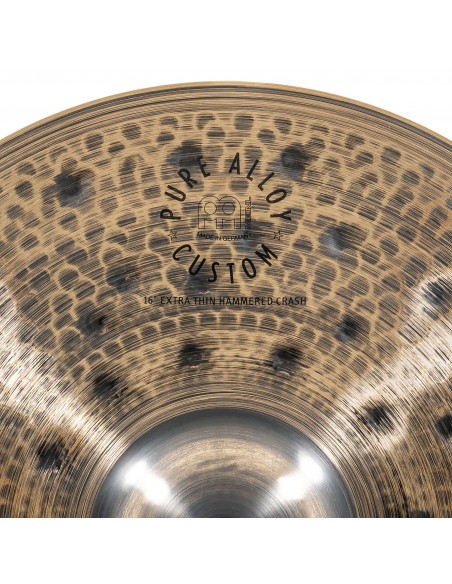 Crash 16" Pure Alloy Custom Extra Thin - Smoked-bronze, brilliant