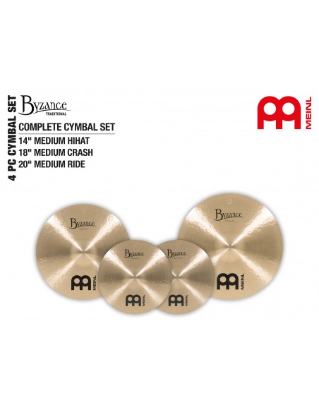 Set de cymbales Byzance Traditional 14" / 18" / 20"