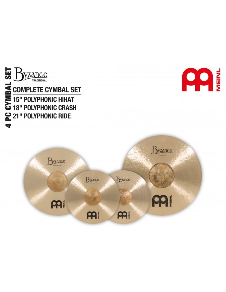 Cymbal set Byzance Traditional Polyphonic 15" / 18" / 21"