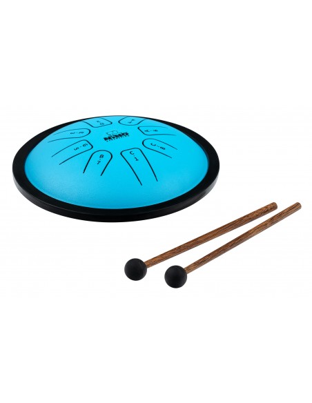 Tongue drum Small 7" 8 notes - Bleu