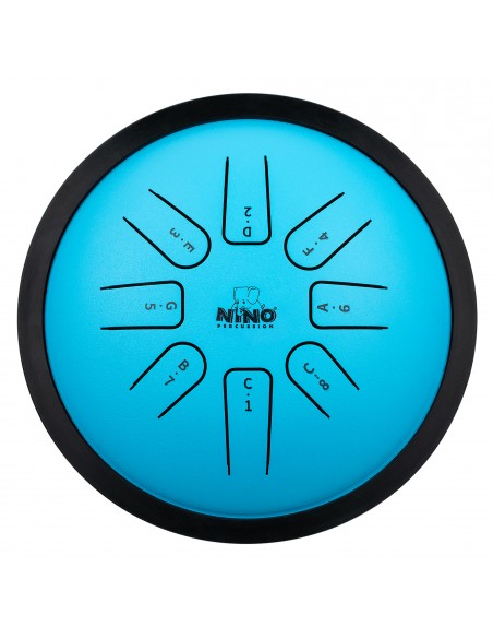 Tongue drum Small 7" 8 notes - Bleu