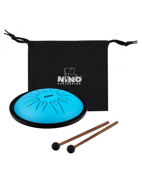 Tongue drum Small 7" 8 notes - Bleu