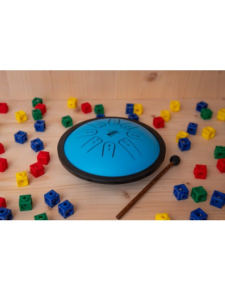 Tongue drum Small 7" 8 notes - Blue