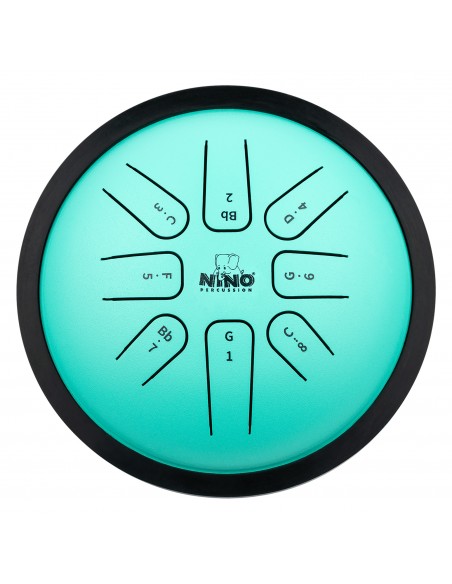 Tongue drum Small 7" 8 notes - Green