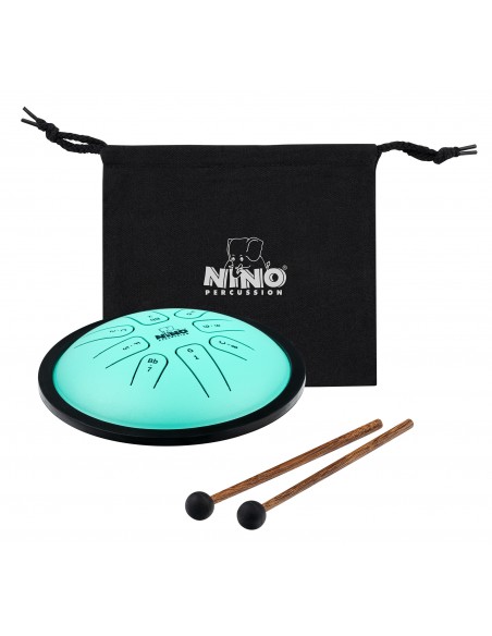 Tongue drum Small 7" 8 notes - Green