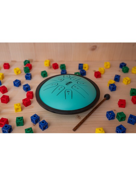 Tongue drum Small 7" 8 notes - Vert