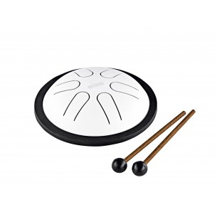 Tongue drum 5.5" 6 notes - White